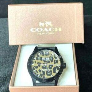 COACH WOMEN'S LEOPARD/ OCELOT WRISTWATCH!